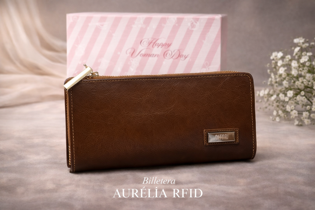Billetera AURÉLIA RFID